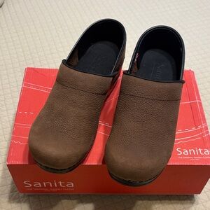 Sanita women’s  Leather Slip-On Loafers